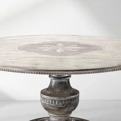 Bell’Arte Round Dining Table Hand-Painted in Italy Floral