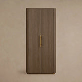 Finnley Wood Tall Cabinet Living Room Country Storage Cabinet with Doors