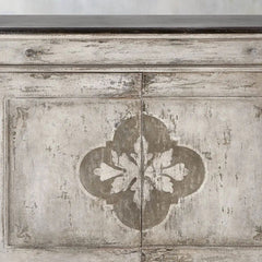 Messina Center Floral Bell'Arte Sideboard Buffet Table Wood Living Room Entryways Cabinet