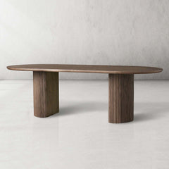 Astor Natural Marble Stone Top Dining Table