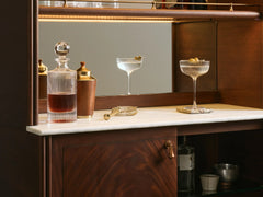 Frances Bar Cabinet | Mahogany Wood Liquor Cabinet