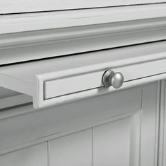 Athens Modular Media Console TV Stand with Double Bookcases