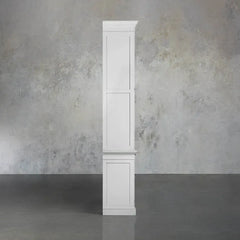 Athens Modular Single Wooden Display Cabinet with Glass-Front