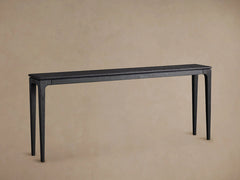 Park Ash Wood Entryway Console Table Black Hallway Entrance Table