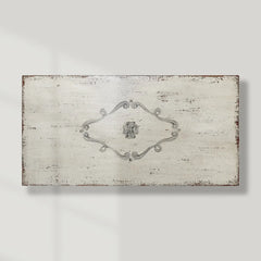 Hand painted in Italy Bianca Dining Table with Dual Leaf Extensions