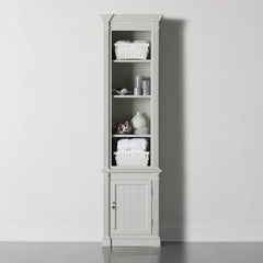 Athens Narrow Bookcase Single Row Display Cabinet