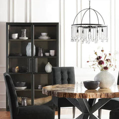 Factory Vintage French Cabinet With Glass Door