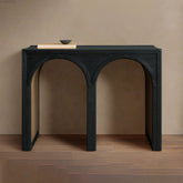 Hattie Oak Entrance Console Table Country Entryway Table