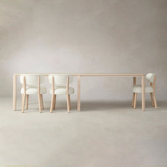 Ford Ash Wood Rectangle Rural Dining Table