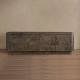 Polanco TV Stand Unit Wood Sideboard Media Console Ash Entryways Storage Cabinet