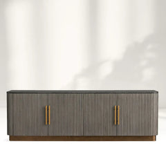 Finnley Sideboards Living Room Media Cabinets with Marble Top