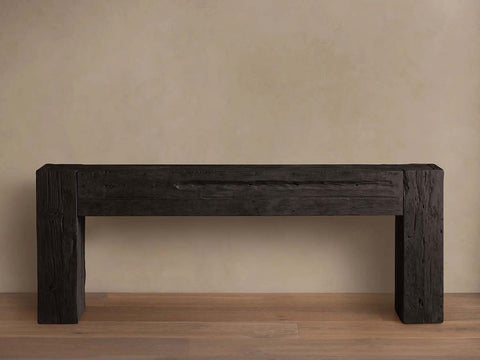 Ubud Wood Entrance Console Table Reclaimed Teak Sidewalk Table