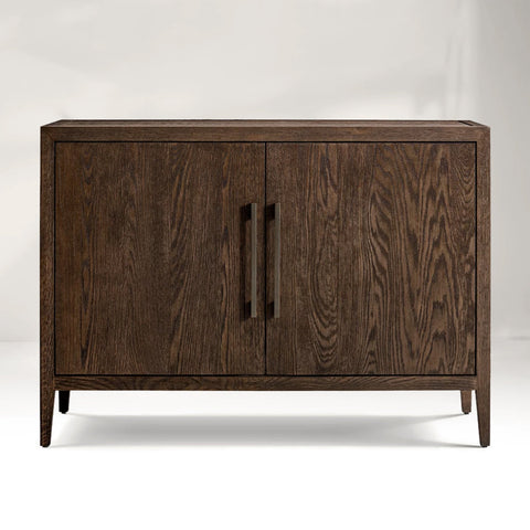 Ryze French Contemporary 2-door Sideboard Oak Wood Buffet Cabinet With Drawers