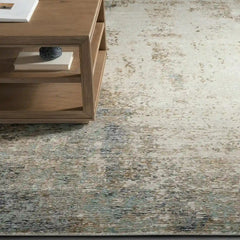 Miah Hand-Knotted 100% Wool Rug Moss Green Carpet for Dining & Living Room