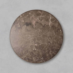 Astor Round Marble Top Coffee Table Wood Cocktail Table Reeded Oak Base Sofa Center Tea Table