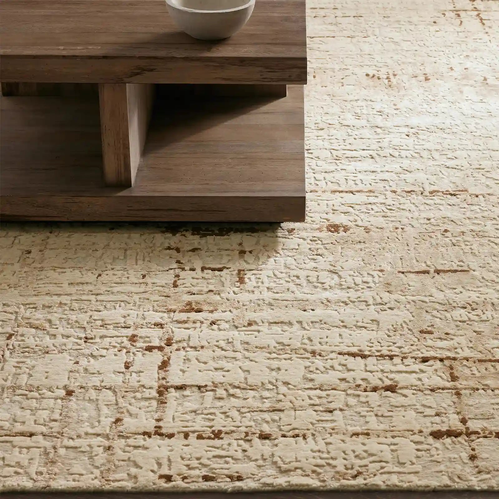 Wylie Hand-Knotted Area Rug Rectangular Washable Living Rooms Carpet