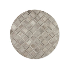 Greer Natural Hair-on-Hide Rug Round Carpet For Living rooms Dining Spaces Bedrooms