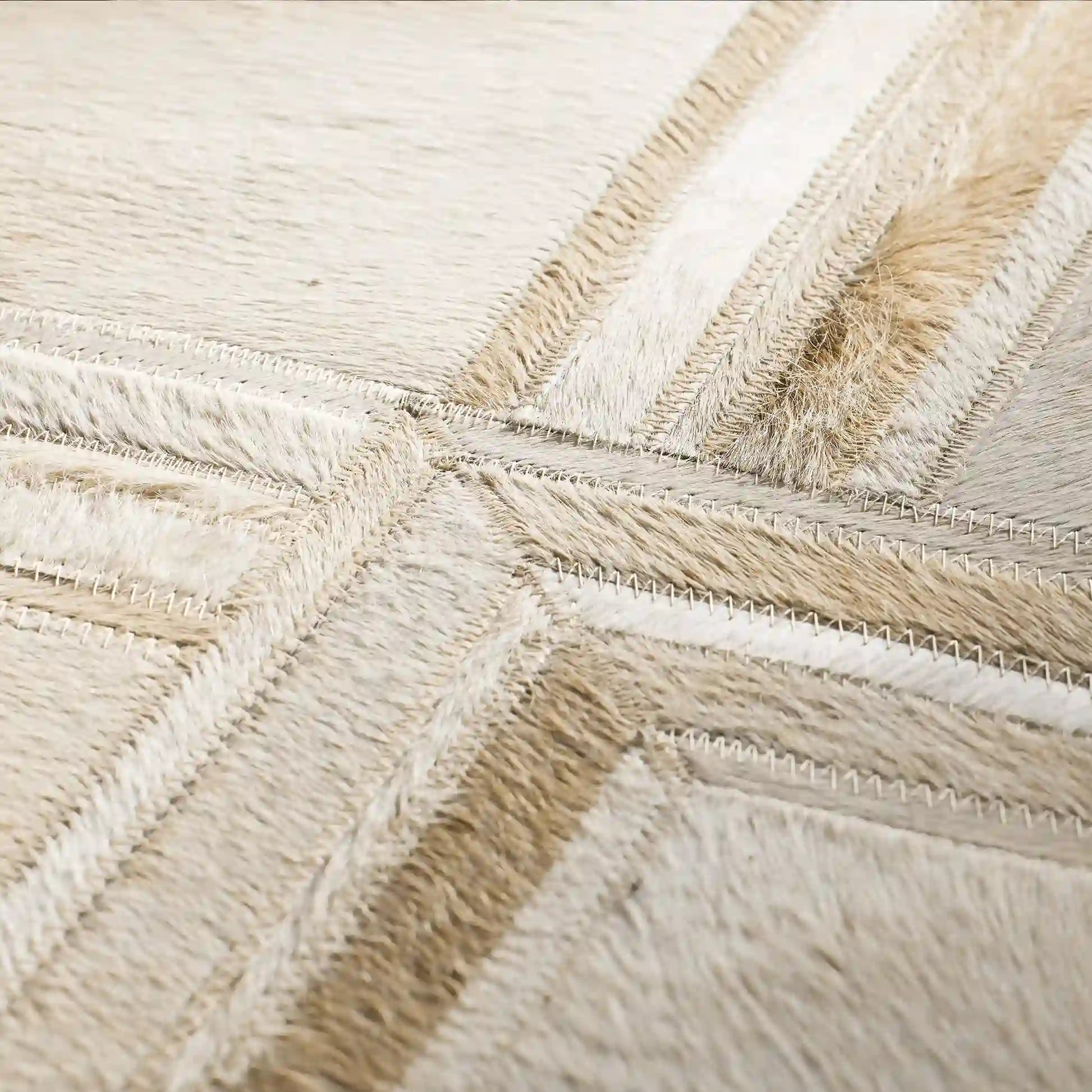 Greer Natural Hair-on-Hide Rug Round Carpet For Living rooms Dining Spaces Bedrooms