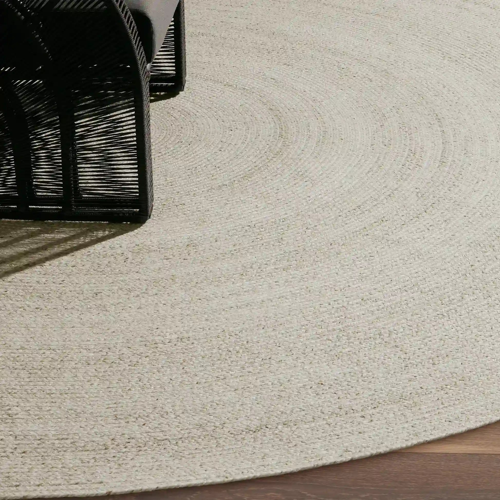 Sansa Performance Braided Round Rug Durable Polyester Carpet
