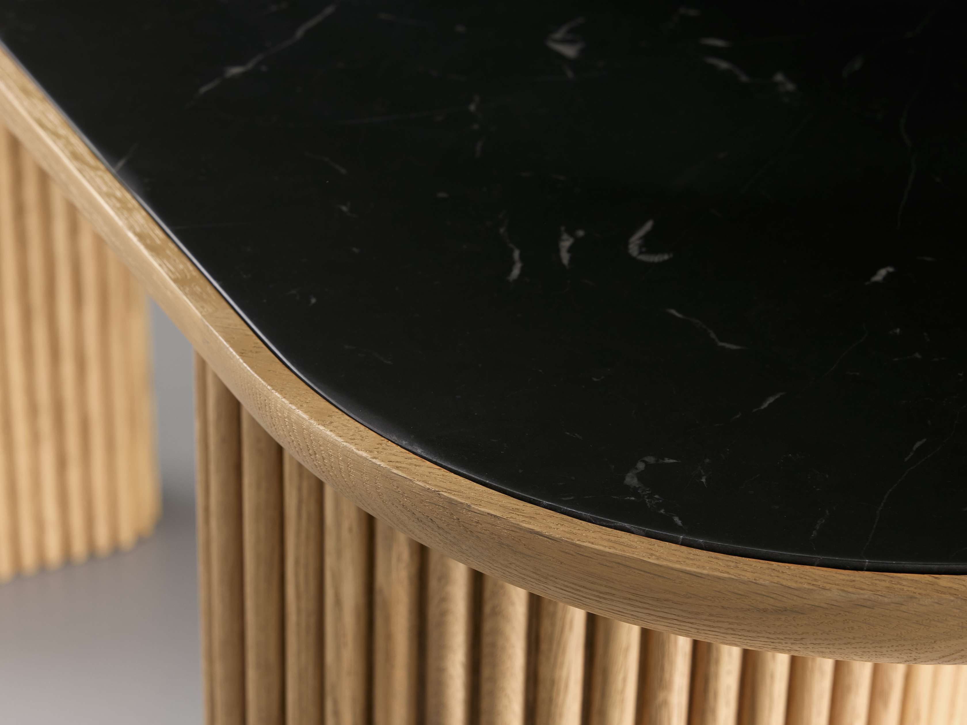 Aster Solid Oak Entryway Console Table Modern Hallway Entrance table