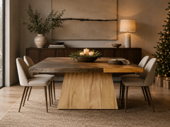 Almeria Rectangle Dining Table Sustainable Guanacaste Wood