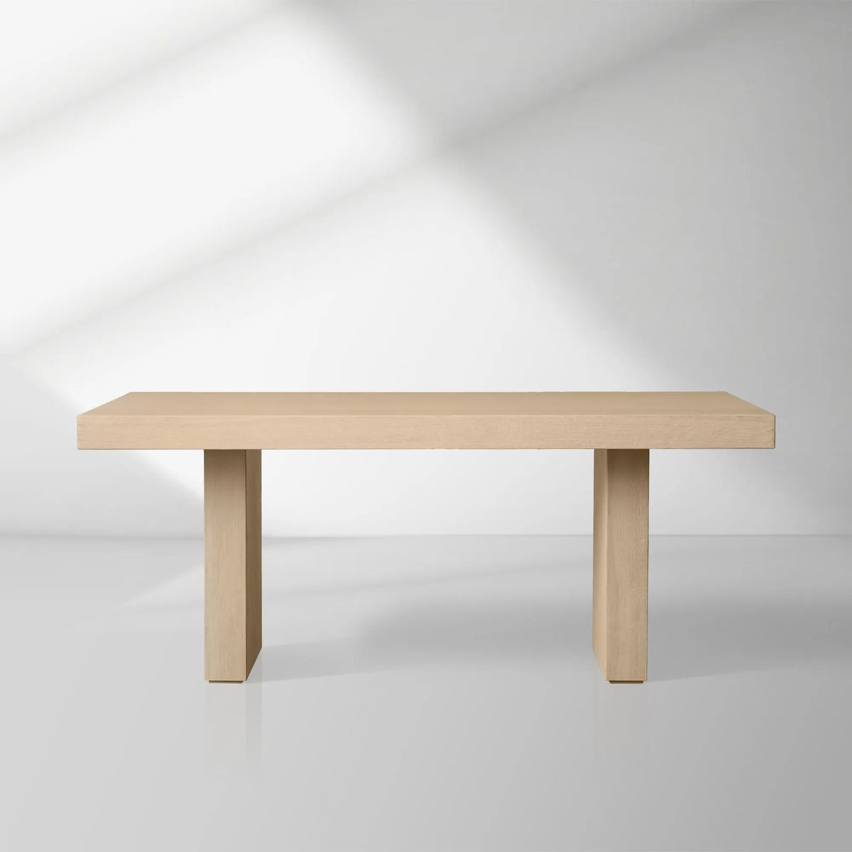 Modern Rustic Calvin Rectangle Oak Dining Table