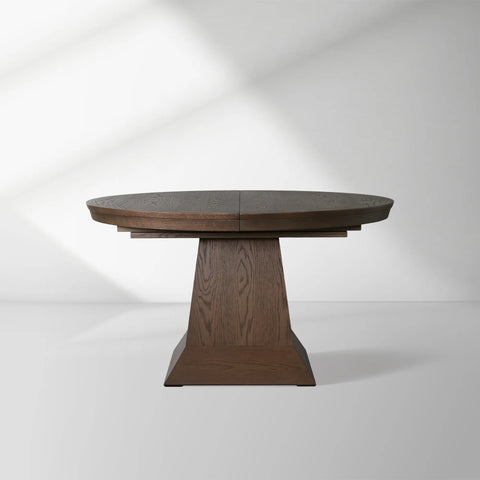 Leighton Round Extension Dining Table with 2 Leaves