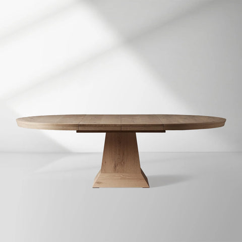 Leighton Round Extension Dining Table with 2 Leaves