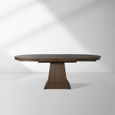 Leighton Round Extension Dining Table with 2 Leaves