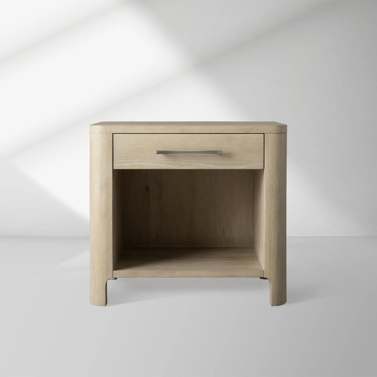 Calista Open Nightstand Night Side Table Wood Bedside Cabinet