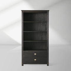 Telegraph Solid Wood Office Bookcase Hand-Distressed Tall Cabinets