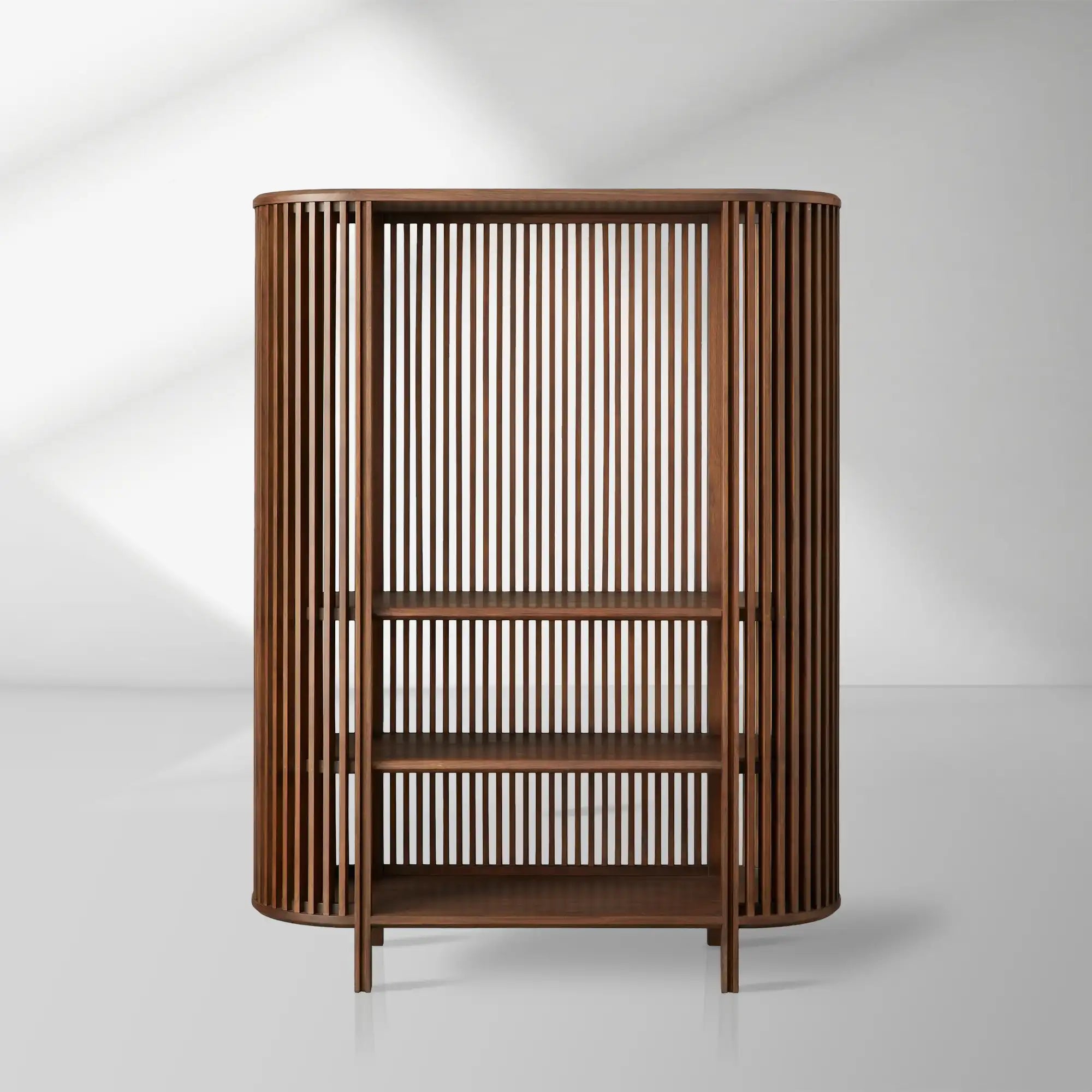 Paige Low Reeded Storage Cabinet