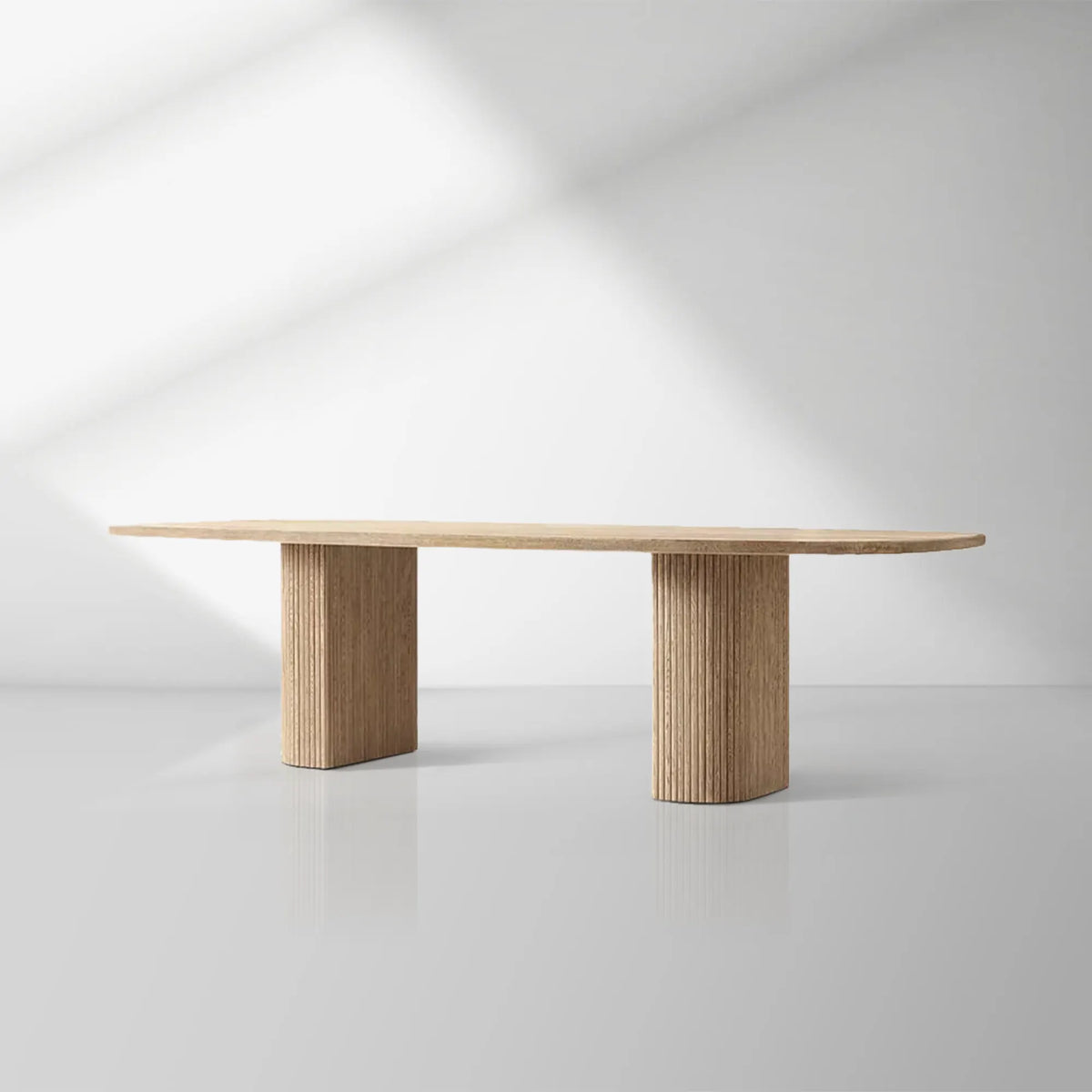 Mulho Rectangular Oak Wood Dining Table