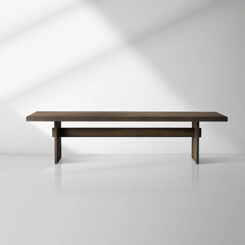 Mihaela Romanian Oak  Dining Table in Chestnut