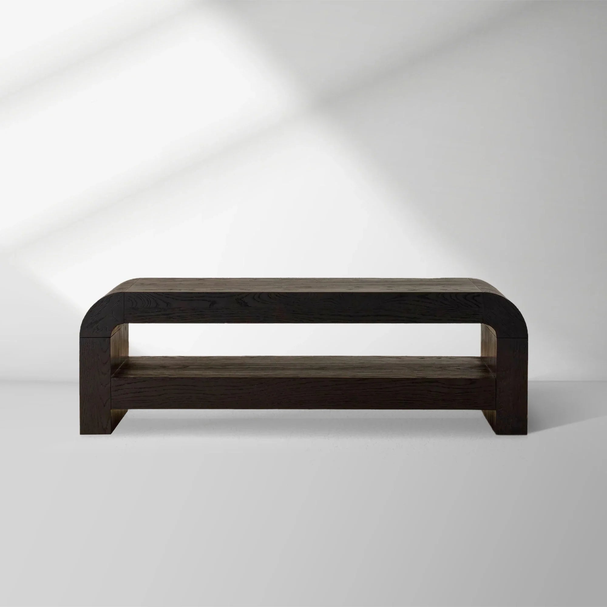 Pierre Mid-Century Modern Wood Coffee Table Sofa Center Tea Table in Oak Veneer