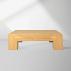 Paxton Oak Coffee Table Modern Living Room Center Tea Table Wood Cocktail Table