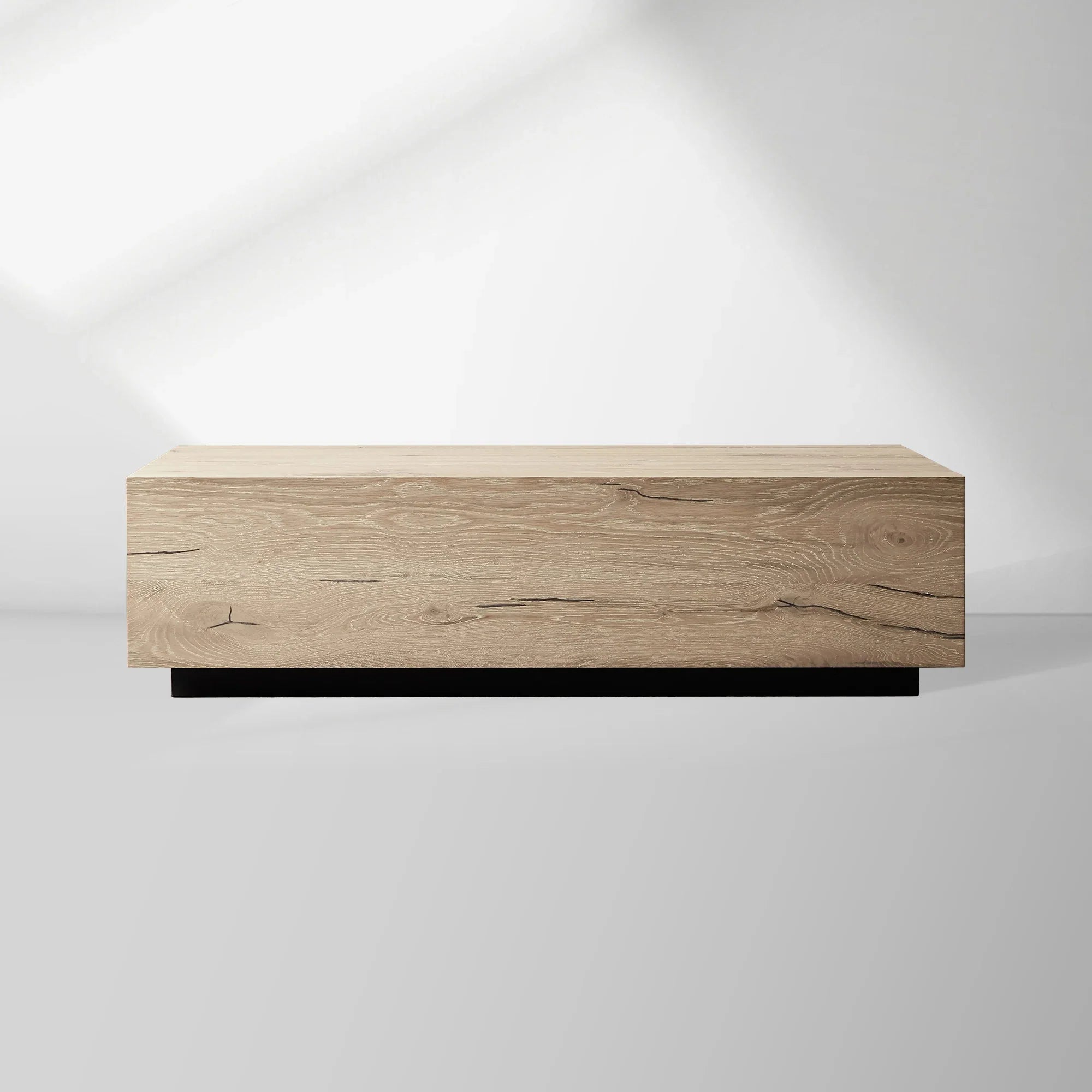 Sullivan Rectangle Coffee Table Living Room Oak Wood Center Tea Table Rural Cocktail Table