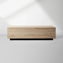 Sullivan Rectangle Coffee Table Living Room Oak Wood Center Tea Table Rural Cocktail Table