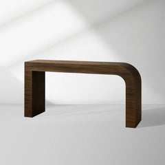 Pliego Guanacaste Wood Entryway Console Table Hallway Entrance Table