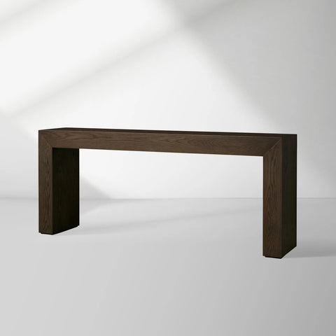 Sullivan Entryway Console Table Solid Oak Hallway Entrance Table