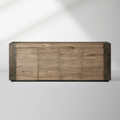 Telluride Mexican Oak TV Stand Cabinet Media Console Result Sideboard Wood Television Storage Unit