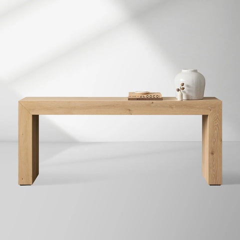 Sullivan Entryway Console Table Solid Oak Hallway Entrance Table