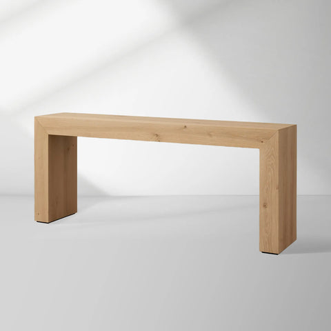 Sullivan Entryway Console Table Solid Oak Hallway Entrance Table