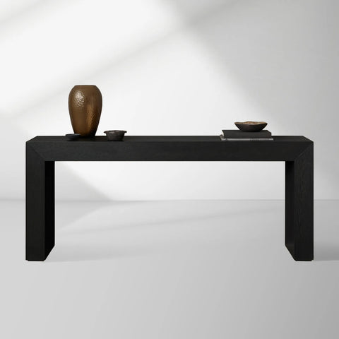 Sullivan Entryway Console Table Solid Oak Hallway Entrance Table