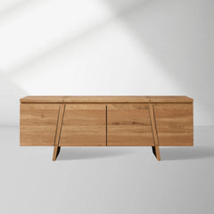 Panta Romanian White Oak Sideboard Buffet Table Wood Living Room Entryways Cabinet