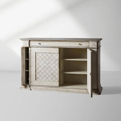 Messina Margherita Bell'Arte Sideboard Buffet Table Wood Living Room Entryways Cabinet
