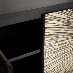 Helios Mid-Century Modern Sideboard Buffet Table Wood Living Room Entryways TV Cabinet