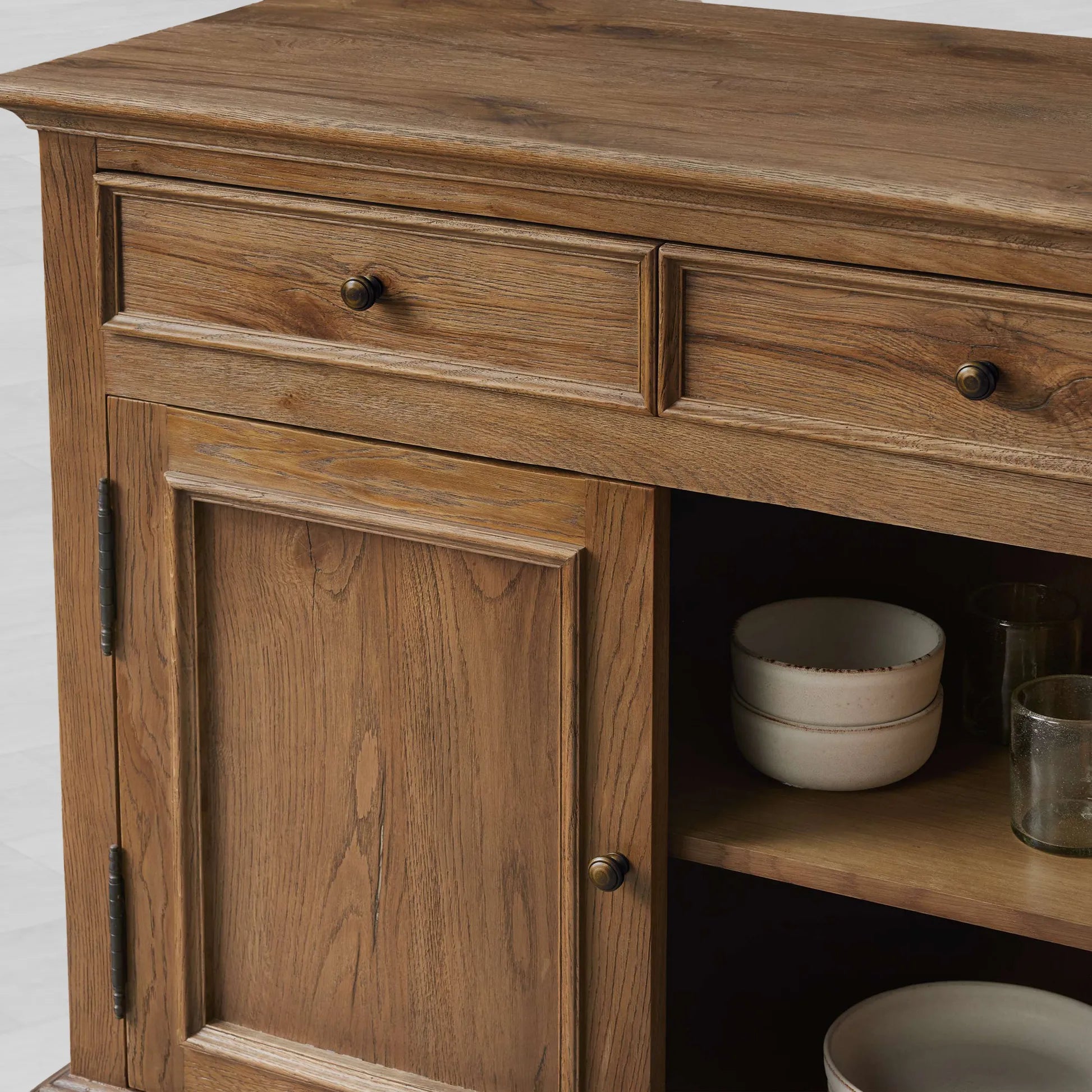 Kensington Reclaimed Sideboard Wood Buffet Cabinet Table Living Room Entryways Cabinet