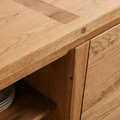 Panta Romanian White Oak Sideboard Buffet Table Wood Living Room Entryways Cabinet