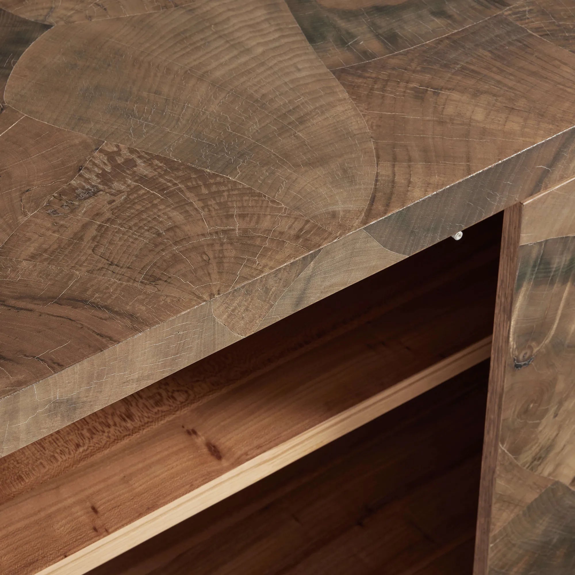 Polanco Salvaged Ash Sideboard Wood Buffet Cabinet Table Living Room Entryways TV Cabinet